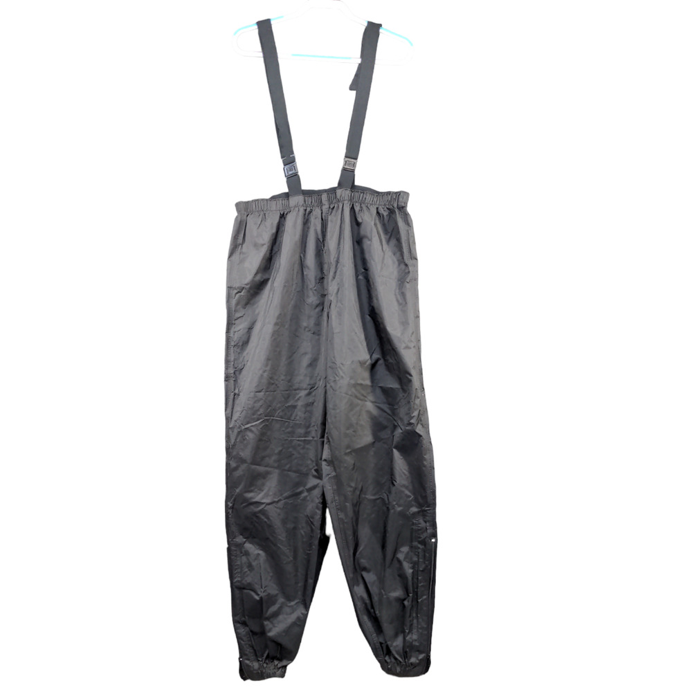 Harley-Davidson Mens Rain Proof Motorcycle Riding Bib Overall Black M PVC Coated